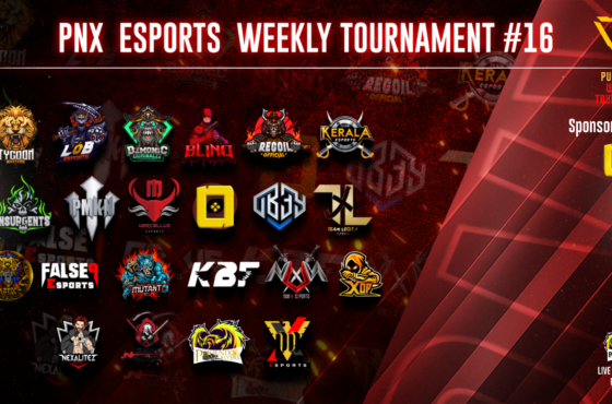 PNX eSports Weekly Tournament #16 Point Table